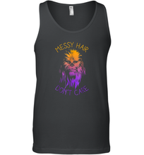 Load image into Gallery viewer, Star Wars Chewbacca Messy Hair Don't Care Graphic Men Cotton Tank Top