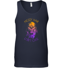 Load image into Gallery viewer, Star Wars Chewbacca Messy Hair Don't Care Graphic Men Cotton Tank Top