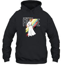 Load image into Gallery viewer, Star Wars Princess Leia Don't Make Me Use The Force Unisex Hooded Sweatshirt