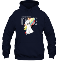 Load image into Gallery viewer, Star Wars Princess Leia Don't Make Me Use The Force Unisex Hooded Sweatshirt
