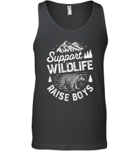 Load image into Gallery viewer, Support Wildlife Raise Boys T shirt Mom Dad Mother Men Cotton Tank Top