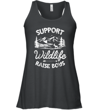Load image into Gallery viewer, Support Wildlife Raise Boys T shirt Mom Dad Mother Parents Gift Women Racerback Tank