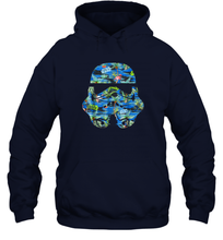 Load image into Gallery viewer, Star Wars Stormtrooper Hawaiian Print Helmet Unisex Hooded Sweatshirt