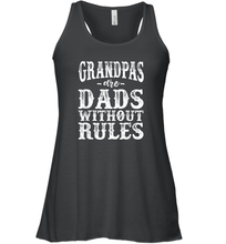 Load image into Gallery viewer, Mens Grandpas are dads without rules Women Racerback Tank