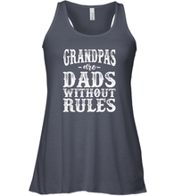 Load image into Gallery viewer, Mens Grandpas are dads without rules Women Racerback Tank