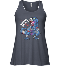 Load image into Gallery viewer, Zombie Saurus T shirt Halloween Kids Dinosaur T rex Gifts Women Racerback Tank