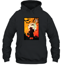 Load image into Gallery viewer, Star Wars Yoda Silhouette Halloween Unisex Hooded Sweatshirt