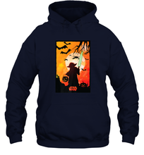 Load image into Gallery viewer, Star Wars Yoda Silhouette Halloween Unisex Hooded Sweatshirt