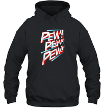 Load image into Gallery viewer, Star Wars TIE Fighter Pew Pew Pew Graphic Unisex Hooded Sweatshirt