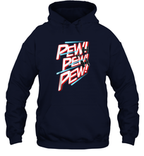 Load image into Gallery viewer, Star Wars TIE Fighter Pew Pew Pew Graphic Unisex Hooded Sweatshirt