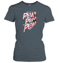 Load image into Gallery viewer, Star Wars TIE Fighter Pew Pew Pew Graphic Women Cotton T-Shirt