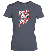 Load image into Gallery viewer, Star Wars TIE Fighter Pew Pew Pew Graphic Women Cotton T-Shirt