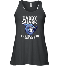 Load image into Gallery viewer, Daddy Shark Doo Doo shirt gift for lover papa father's day Women Racerback Tank