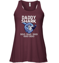 Load image into Gallery viewer, Daddy Shark Doo Doo shirt gift for lover papa father's day Women Racerback Tank