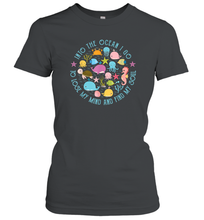 Load image into Gallery viewer, Into The Ocean I Go To Lose My Mind And Find My Soul Gift Idea Women Cotton T-Shirt