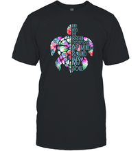 Load image into Gallery viewer, And Into The Ocean I Go To Lose My Mind Find My Soul Turtle Men Cotton T-Shirt