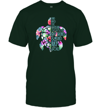 Load image into Gallery viewer, And Into The Ocean I Go To Lose My Mind Find My Soul Turtle Men Cotton T-Shirt