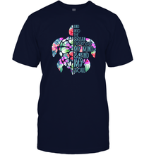 Load image into Gallery viewer, And Into The Ocean I Go To Lose My Mind Find My Soul Turtle Men Cotton T-Shirt