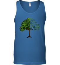 Load image into Gallery viewer, And Into The Forest I Go To Lose My Mind And Find My Soul Graphic Men Cotton Tank Top