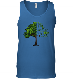 And Into The Forest I Go To Lose My Mind And Find My Soul Graphic Men Cotton Tank Top