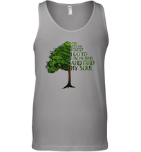 Load image into Gallery viewer, And Into The Forest I Go To Lose My Mind And Find My Soul Graphic Men Cotton Tank Top