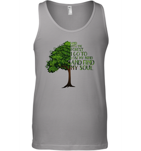 And Into The Forest I Go To Lose My Mind And Find My Soul Graphic Men Cotton Tank Top
