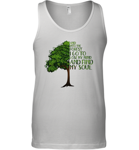 And Into The Forest I Go To Lose My Mind And Find My Soul Graphic Men Cotton Tank Top