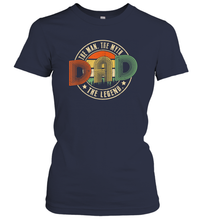 Load image into Gallery viewer, Dad The Man The Myth The Legend T Shirt Vintage Papa Women Cotton T-Shirt