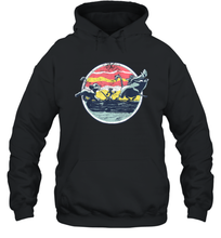 Load image into Gallery viewer, Disney Lion King Distressed Group Circle Scene Graphic Unisex Hooded Sweatshirt