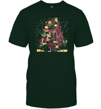 Load image into Gallery viewer, And Into The Forest I Go To Lose My I Christmas Wine Tree Men Cotton T-Shirt