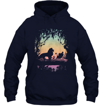 Load image into Gallery viewer, Disney Lion King Gradient Jungle Trio Unisex Hooded Sweatshirt