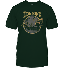 Load image into Gallery viewer, Disney Lion King Distressed Lion King Trio Graphic Tee Men Cotton T-Shirt