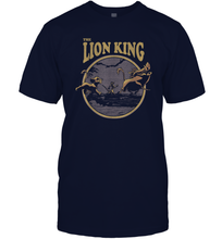 Load image into Gallery viewer, Disney Lion King Distressed Lion King Trio Graphic Tee Men Cotton T-Shirt