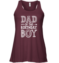 Load image into Gallery viewer, Dad of the Birthday Boy T shirt Father Dads Daddy Men Gift Women Racerback Tank