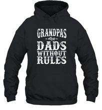 Load image into Gallery viewer, Mens Grandpas are dads without rules Unisex Hooded Sweatshirt