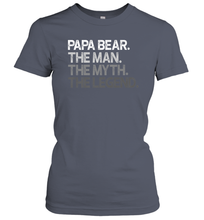 Load image into Gallery viewer, Papa the man, the myth, the legend Women Cotton T-Shirt