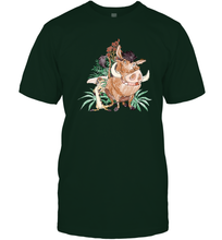 Load image into Gallery viewer, Disney Lion King Timon And Pumba Doodle Men Cotton T-Shirt