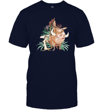 Load image into Gallery viewer, Disney Lion King Timon And Pumba Doodle Men Cotton T-Shirt