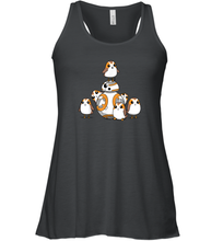 Load image into Gallery viewer, Star Wars Porgs Having Fun With BB 8 Portrait Women Racerback Tank