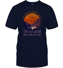 Load image into Gallery viewer, Into the Forest  I Lose My Mind  Hippie Lifestyle Clip Art Men Cotton T-Shirt