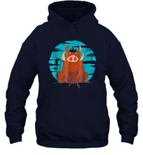 Load image into Gallery viewer, Disney The Lion King Happy Pumbaa Unisex Hooded Sweatshirt