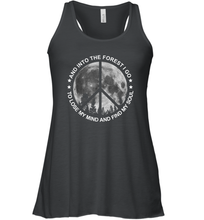 Load image into Gallery viewer, Into The Forest I Go To Lose My Mind Find Soul Hippie Women Racerback Tank
