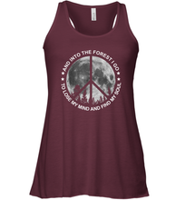 Load image into Gallery viewer, Into The Forest I Go To Lose My Mind Find Soul Hippie Women Racerback Tank