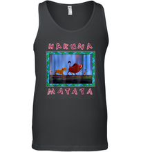 Load image into Gallery viewer, Disney Lion King Hakuna Matata Pattern Square Men Cotton Tank Top