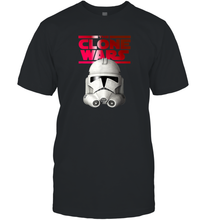 Load image into Gallery viewer, Star Wars The Clone Wars Trooper Helmet Men Cotton T-Shirt
