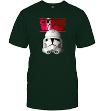 Load image into Gallery viewer, Star Wars The Clone Wars Trooper Helmet Men Cotton T-Shirt