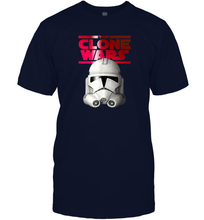 Load image into Gallery viewer, Star Wars The Clone Wars Trooper Helmet Men Cotton T-Shirt