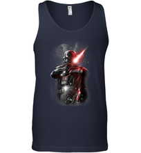 Load image into Gallery viewer, Star Wars Darth Vader Lightsaber Portrait Men Cotton Tank Top