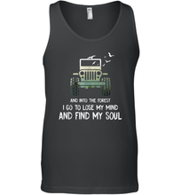 Load image into Gallery viewer, I Go To Lose My Mind And Find My Soul Jeep Men Cotton Tank Top