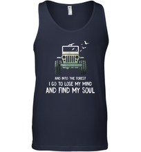 Load image into Gallery viewer, I Go To Lose My Mind And Find My Soul Jeep Men Cotton Tank Top